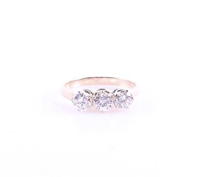 Brillantring zus. ca. 1,10 ct - Klenoty a Hodinky