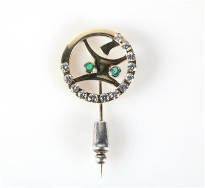 Brillant Anstecknadel zus. ca. 0,90 ct - Gioielli e orologi