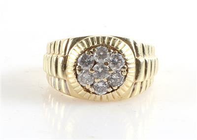 Brillant Ring zus. ca.1,10 ct - Schmuck und Uhren