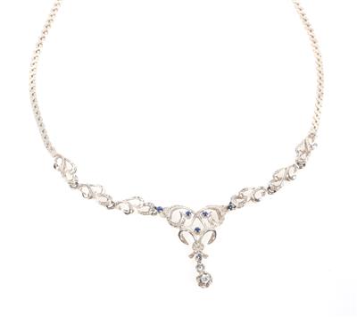 Brillant Saphir Collier - Klenoty a Hodinky