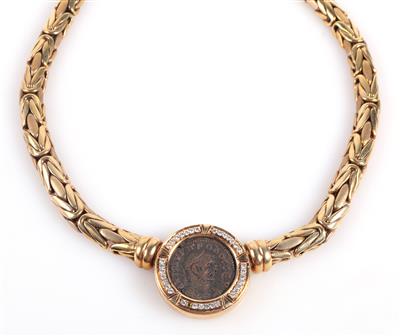 Brillantcollier zus. ca. 0,60 ct - Gioielli e orologi