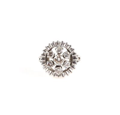 Brillant Damenring zus. ca. 1,10 ct - Schmuck und Uhren