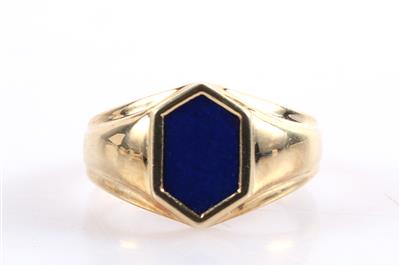 Behandelter Lapis Lazuli Ring - Jewellery and watches