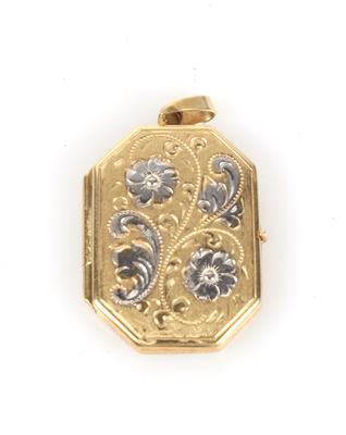 Medaillon "Blumenmotiv" - Jewellery and watches