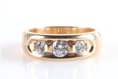 Brillant Ring zus. ca.0,70 ct - Schmuck und Uhren