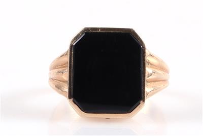 Onyx Herrenring - Jewellery and watches