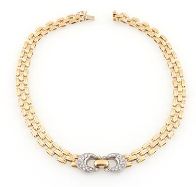 Brillantcollier zus. ca. 0,65 ct - Gioielli e orologi