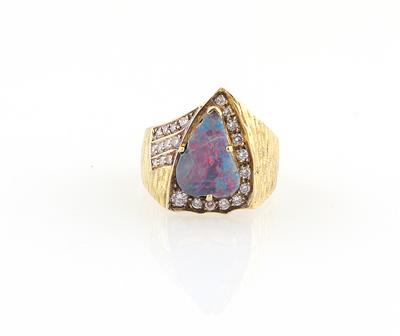 Brillantring zus. ca. 0,45 ct - Schmuck und Uhren