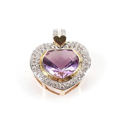 Diamant Amethystanhänger - Jewellery and watches