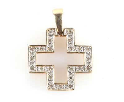 Diamantkreuz - Schmuck und Uhren