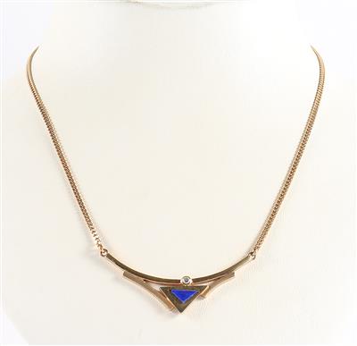 Brillant Lapis Lazuli Collier - Klenoty a Hodinky