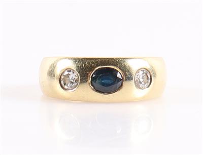 Brillant Saphir Ring zus. ca.0,30 ct - Gioielli e orologi