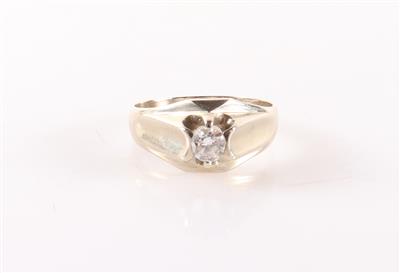 Brillant Ring ca. 0,40 ct - Jewellery and watches