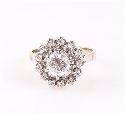 Brillant Diamant Ring zus. ca. 1,05 ct - Gioielli e orologi