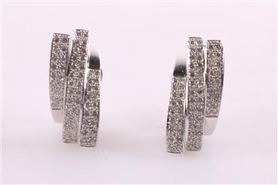 Brillant Ohrclips zus. ca. 2,00 ct - Klenoty a Hodinky