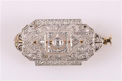 Diamant Brosche - Jewellery and watches