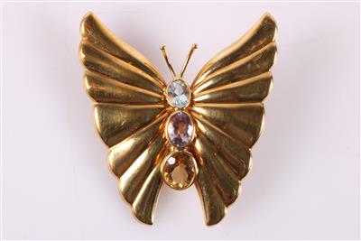 Schmuckstein Brosche "Schmetterling" - Jewellery and watches