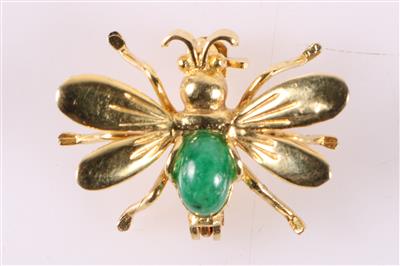 Smaragd Brosche "Insekt" - Jewellery and watches