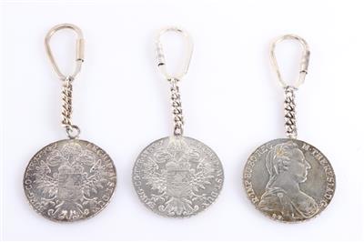 3 Schlüsselanhänger "Maria Theresien Taler" - Jewellery and watches