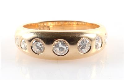 Brillant Ring zus. 1,13 ct (graviert) - Schmuck und Uhren