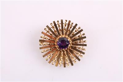 Amethyst Brosche - Jewellery and watches