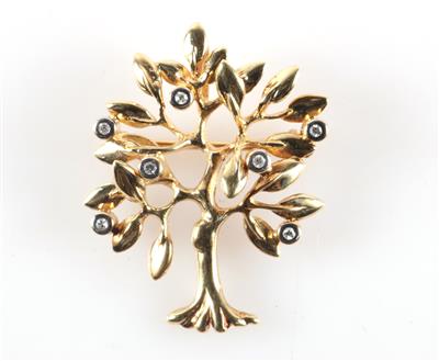 Diamantanhänger "Baum" - Gioielli e orologi