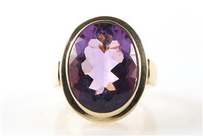 Amethyst Damenring - Schmuck und Uhren