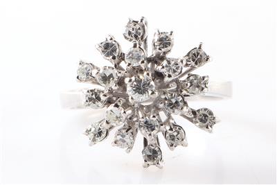 Brillant/Diamant Damenring zus. 0,75 ct (graviert) - Gioielli e orologi