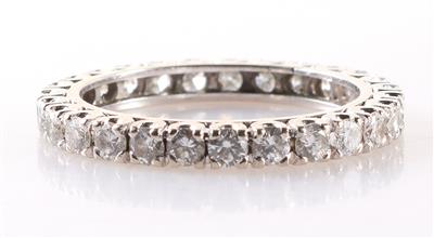 Brillant Memoryring zus. ca. 1,30 ct - Jewellery and watches