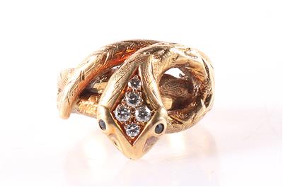 Brillant Saphir Schlangenring - Jewellery and watches