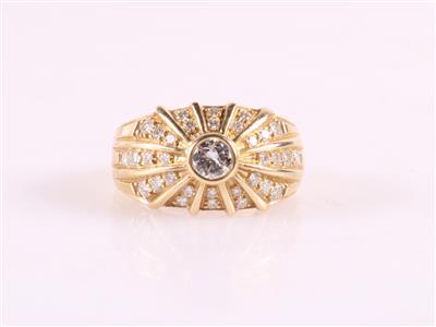 Brillant Damenring zus. ca. 0,80 ct - Jewellery and watches