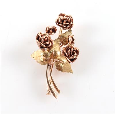 Brosche "Wiener Rose" - Schmuck und Uhren