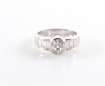 Diamant Damenring zus. ca. 1,70 ct - Gioielli e orologi
