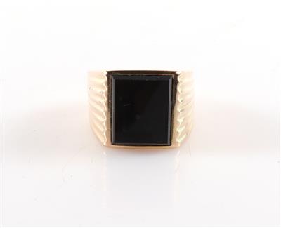 Onyx Herrenring - Jewellery and watches