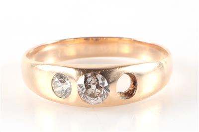 Diamant Allianz Ring zus. ca. 0,50 ct - Klenoty a Hodinky