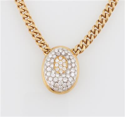 Brillantcollier zus. ca. 2,80 ct - Gioielli e orologi