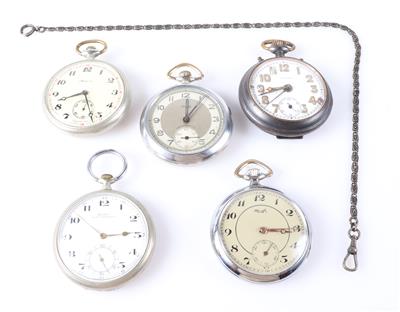 Konvolut Taschenuhr (5 Stück) - Schmuck und Uhren