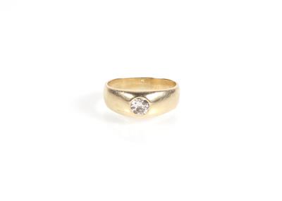 Brillant Ring ca. 0,35 ct - Klenoty a Hodinky