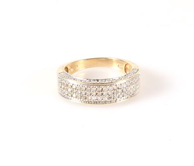 Diamant Damenring zus.0,40 ct(grav.) - Gioielli e orologi