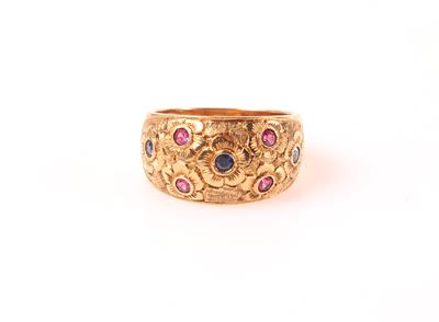 Farbstein Damenring "Blüten" - Jewellery and watches
