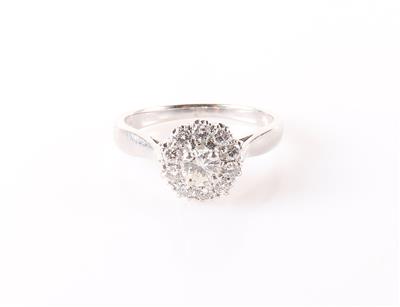 Brillant Damenring zus. ca. 0,55 ct - Jewellery and watches