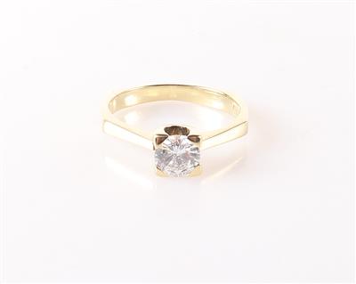 Brillantsolitärring ca. 0,50 ct - Herbst - Sonderauktion, Schmuck und Uhren