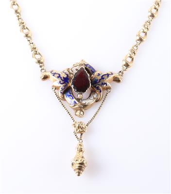 Granat Biedermeier Collier - Gioielli e orologi