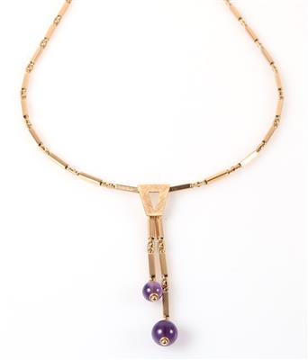 Amethyst Collier - Klenoty a Hodinky