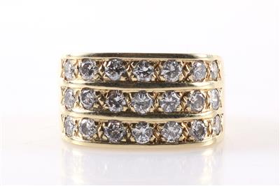 Brillant Ring zus. ca.1,10 ct - Jewellery and watches
