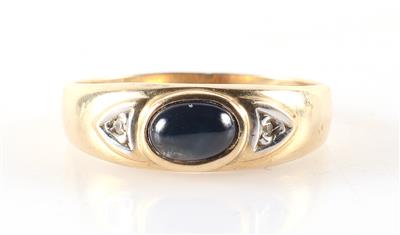 Saphir Diamant Ring - Jewellery and watches