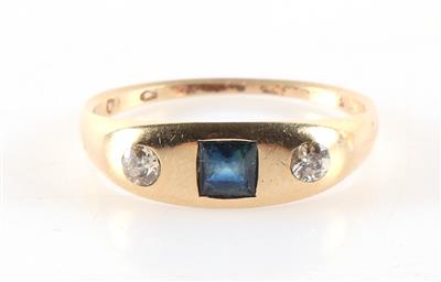 Saphir Diamant Ring - Jewellery and watches