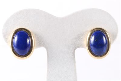 Lapis Lazuli (beh.) Ohrclips - Gioielli e orologi