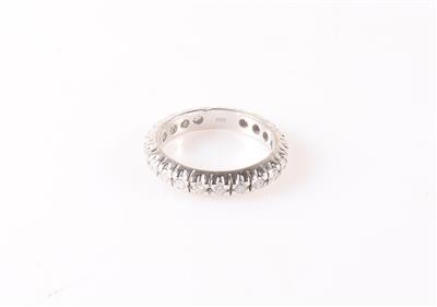 Brillant Memoryring zus. ca. 0,90 ct - Klenoty a Hodinky