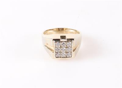 Brillant Ring zus. ca.0,45 ct - Klenoty a Hodinky